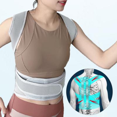 Posture Correction Belt Adjustable Breathable Ergonomic Men Women Back Support Shoulder Brace Anti-hunchback Corrector Strap