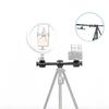 Adjustable Camera Phone Mount With Double Screw Adapters Lightweight Aluminum Tripod Extension Poles
