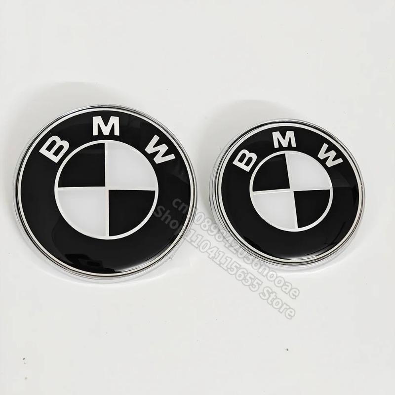 Černobílý znak Pro BMW E90 E60 E39 G20 F10 F20 F30 E46 E92 E87 M1 M2 M3 M4 M5 M6 M8 E63 F02 F03 G16 Krytky středů kol