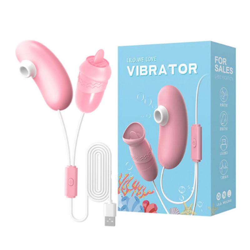 Come Le Dou Women's USB Rechargeable Dual Vibrator for Enhanced Female Pleasure