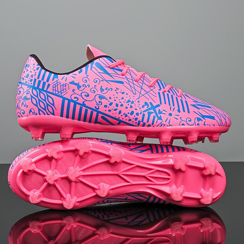 Mens Soccer Shoes  New Artificial Grass Society Football Boot Professional Comfort Field Training Five-a-side Soccer Shoes