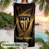 Beach Towel Athletic Bilbao FC Print Custom Name Text Soft Towel for Swimming Pool