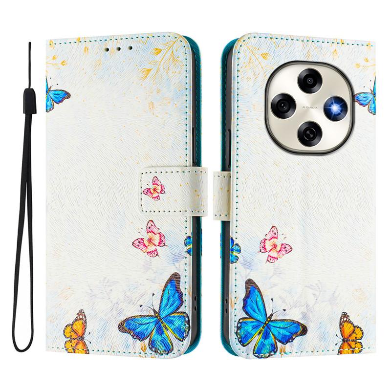 Luxury Flip Leather Case For OPPO A6 Pro 5G Flip Cover on For OPPO A6 GT A6i OPPOA6 Pro 4G Fundas Wallet Bags Flower Cases Shell