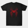 Asian Size Men Black Print T-shirt Brand New Day Spider Logo No-Cut Heat Transfer Print Cotton Tshirt