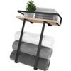 Modern Bathroom Space Saving With 2 Tiers Shelf and Hook Rustproof Carbon Steel Frame Quick Installation Designs