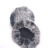 QHRICE Microphone Wind Screen Furry Cover for 3DIO HeadRec Recorder Outdoor Fur Dead Cat Binaural Microphone ASMR Windshield