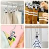 20Pcs Laundry Clothespins Stainless Steel Pants Hangers Clips Boot Holder Space Saving Closet Multifunctional Organizers Hook