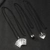 Stainless Steel Necklace Roman Numerals Small Waist Pendant Personality Hip-Hop Playing Cards Titanium Steel Jewelry