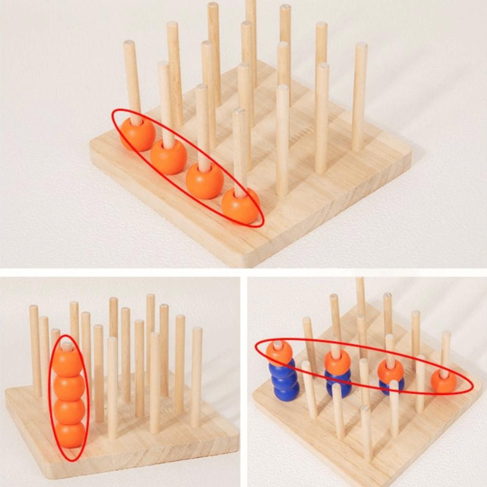 Puzzle Wooden Gobang Toy Educational Classic Family Board Game  Children Gifts