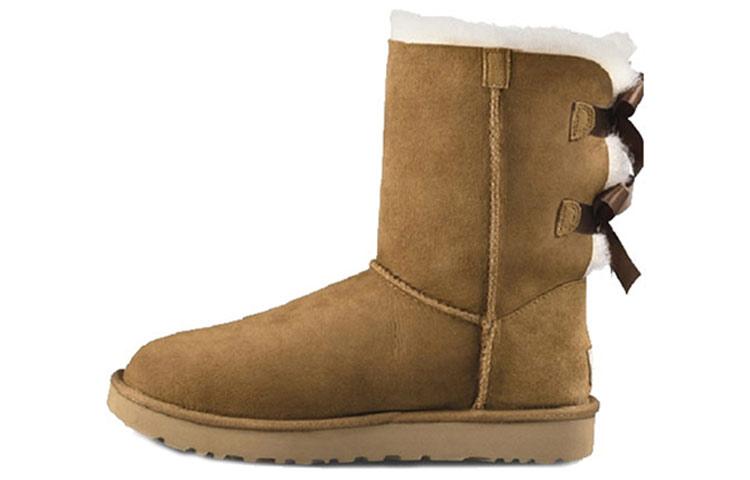 UGG Mini Bailey Bow Ii Boot Fleece Lined Women s 1016225-CHE 41
