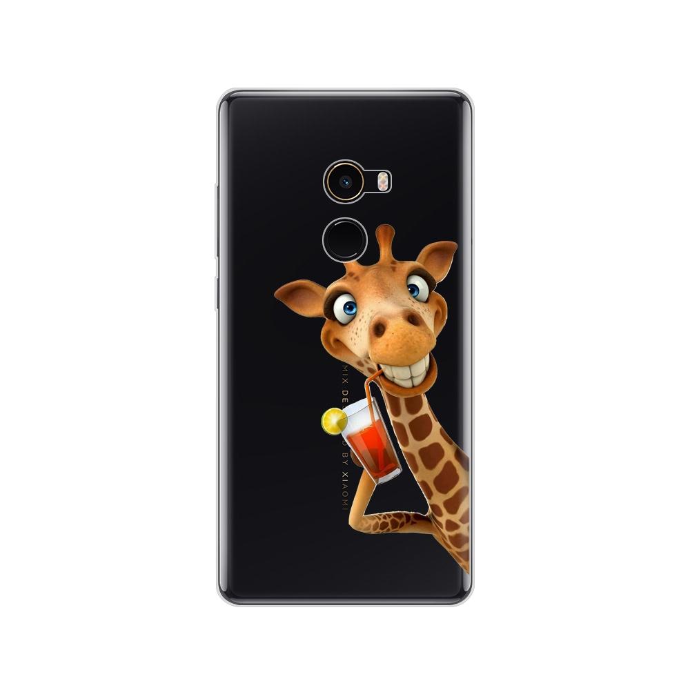 Pouzdro pro Xiaomi Mix 2 Soft Silicon TPU Pouzdro pro Xiaomi Mi Mix 2 Mix2 Zadní kryt Ochranný zadní kryt Transparentní Coque Shell