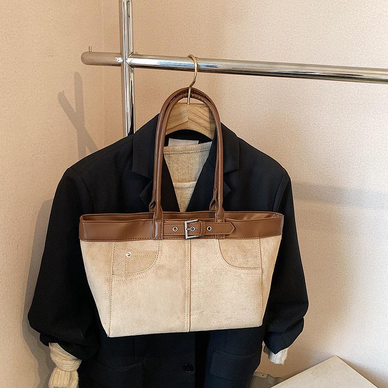 Bags Women's 2025 New Trendy Fashion Versatile Large Capacity Premium Handbag Retro Tote Bag Shoulder Bag