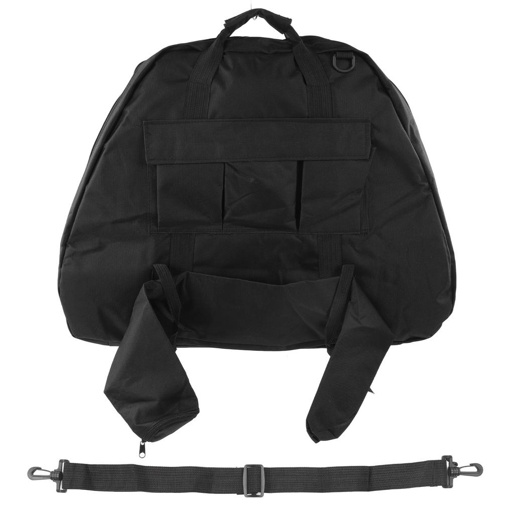 Canvas Composite Pulley Bow Bag Outdoor Archery Hiking Backpack Triangle Bow and Arrow Bag Shoulder Carrying Dual User