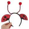 Healeved Ladybug Headband for Kids and Adults, Lightweight Hairband with Cute Insect Motif, Perfect for Parties and Events, 11.02 x 10.24 x 1.06
