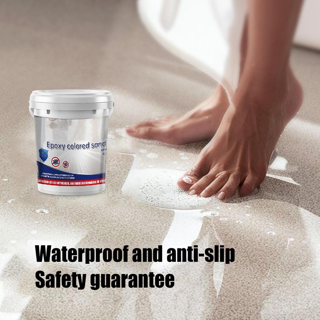 Rivestimento per pavimenti effetto marmo Autolivellante Vernice per pavimenti ad alta lucentezza Impermeabile Rivestimento epossidico a base d'acqua per Casa Fabbrica Garage