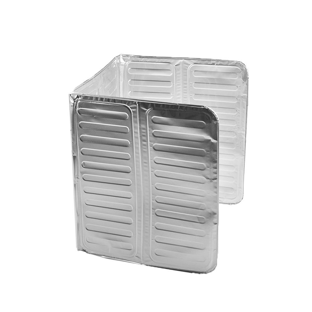 

Gadget-Cooking Shield Aluminum Frying Splatter Oil-Splash Guard Anti Home Silver