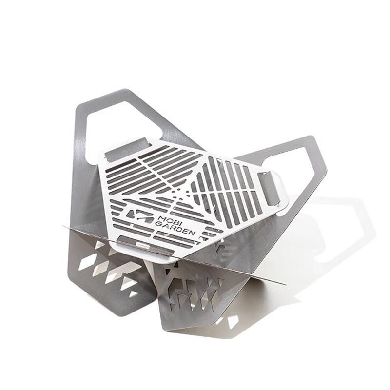 Mobigarden Portable Folding Outdoor BBQ Grill Fire Pit