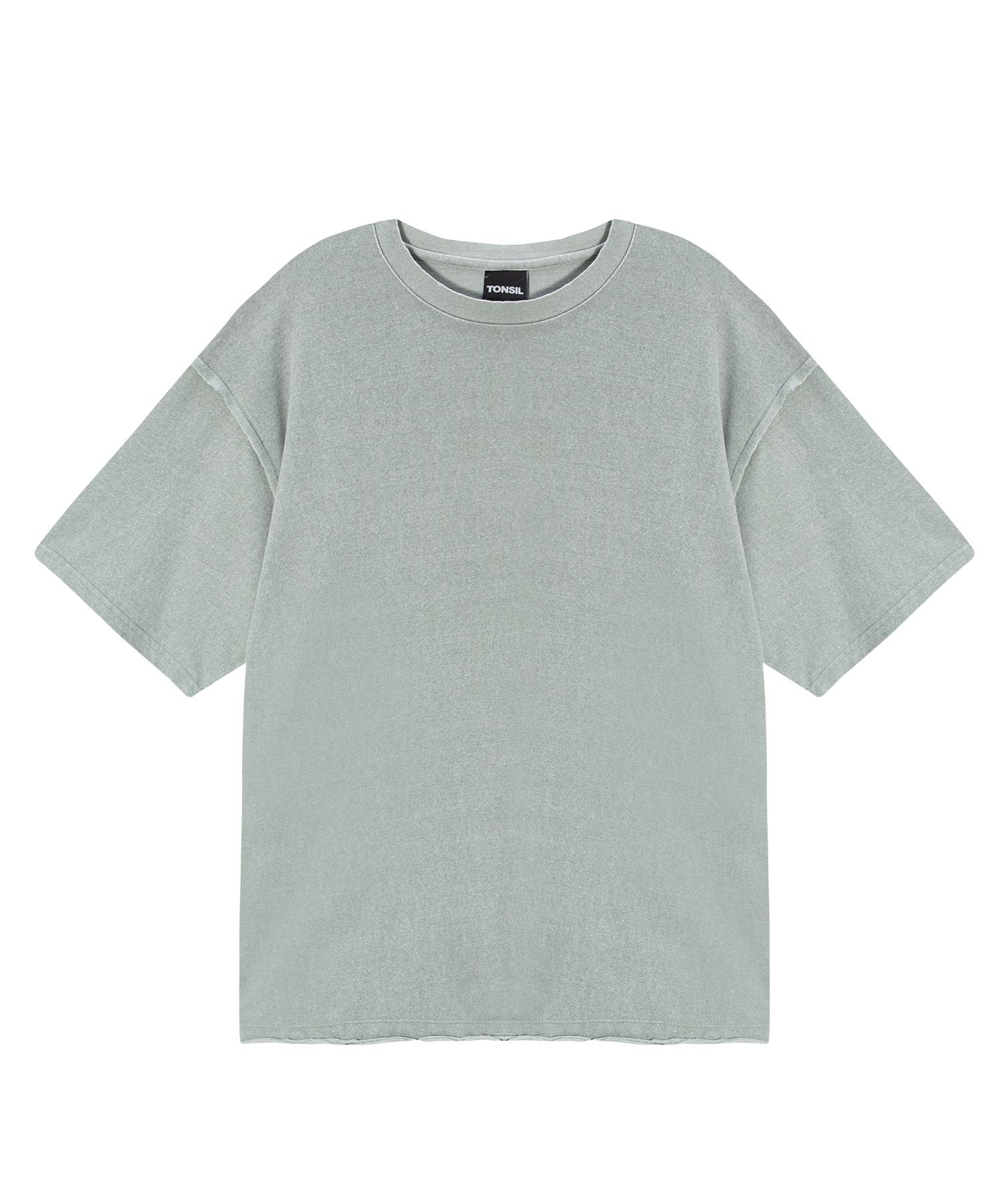 Tonsle Pigment Cutoff Short Sleeve T-Shirt Mint Mint/Free