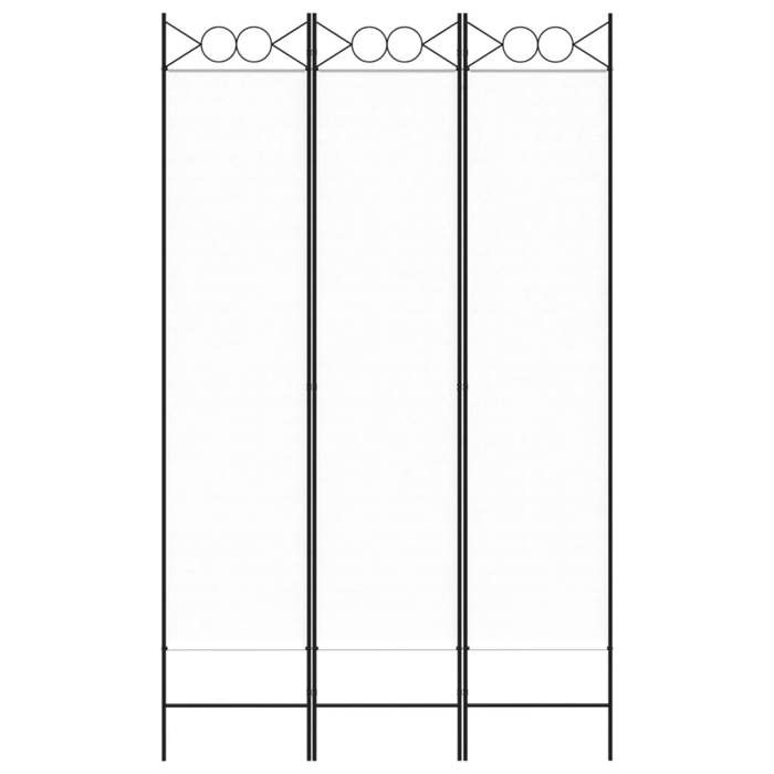 VidaXL Cloison de Séparation 3 Panneaux Séparateur de Pièce Pliable Diviseur Écran d'Intimité Paravent Décoration Salon 350146