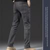 Nuovi Jeans da Uomo in Denim 2024 Skinny a Vita Media con 6 Tasche, Pantaloni a Vita Alta Elasticizzati, Pantaloni Slim Moda Uomo