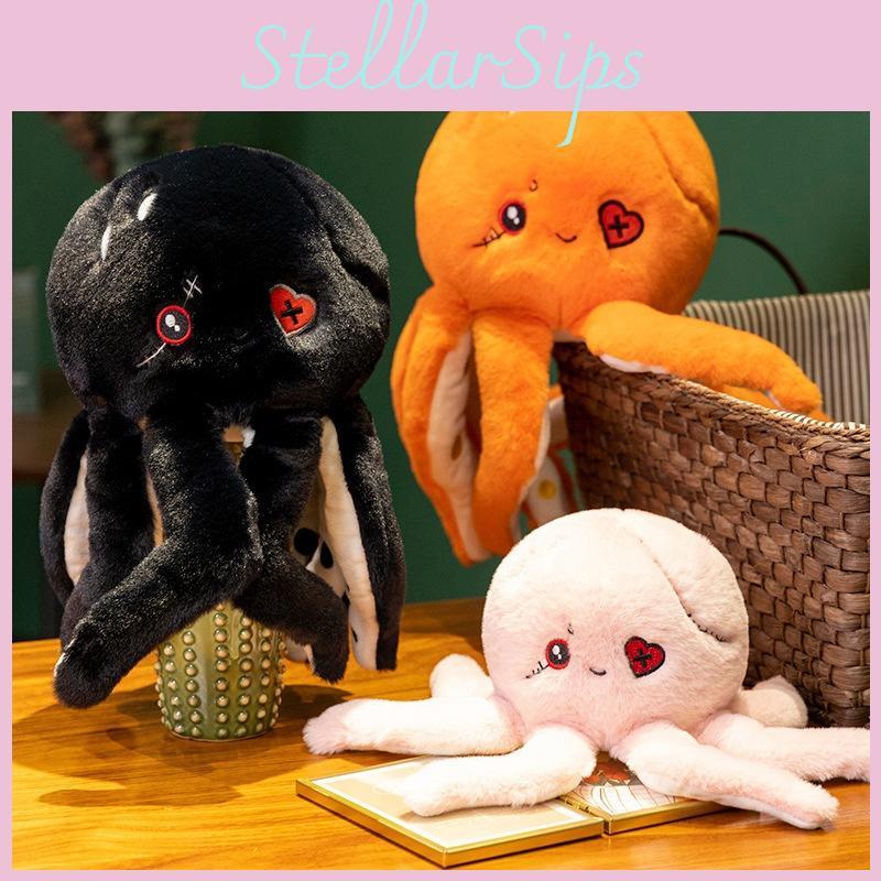 Adorable Pirate Octopus Plush Toy Soft Stuffed Animal Cuddle Pillow For Kids