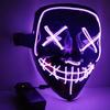 Masque LED Light up de Purge pour Halloween - Violet