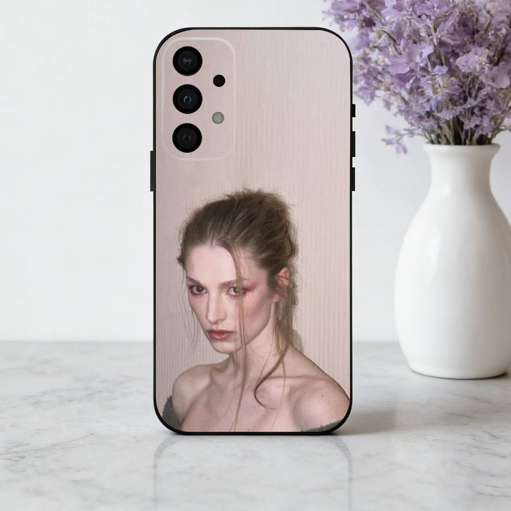 H-Hunter S-Schafer Actress phone Case For Samsung Galaxy A73,A72,A71,A70,A53,A52,A51,Others Soft Black Shell