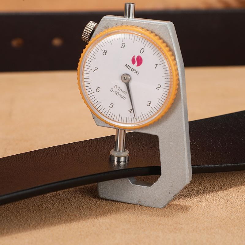 Men'S Belt Men'S Leather Pin Buckle Business Casual Belt Pure Cowhide Jeans Belt Trendy