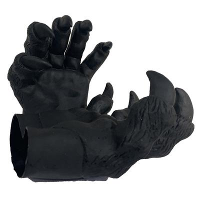 Cosplay Black Bear Costume Props Latex Bear Paw Gloves Halloween Novelty Dress Up Accessories Bear Props Adults