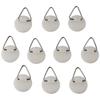 10 Pcs Sticky Vertical Invisible Plastic Photo Frame Hangers Plate Hanger Plate Holders Picture Hangers