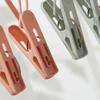 12er-Pack Hakenclip Kleiderbügel Haushaltswäscheleine Starke Kleine Winddichte Clips Zum Trocknen von Kleidung Socken Und Unterwäsche