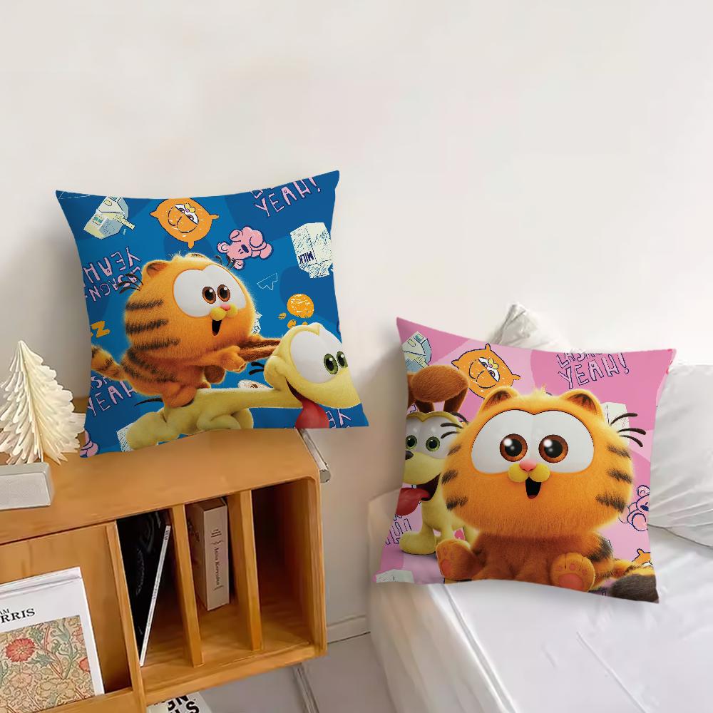 Cartoon G-Garfield-ES cute cat cushion cover Pillow Case Pillowcase Soft Skin Friendly & Comfortable with a Hidden Zipper