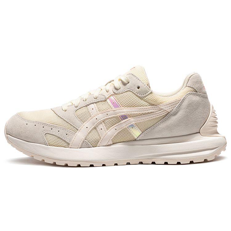 Asics Tarther Sc Pigskin Fabric Sports Versatile Low-Top Lifestyle Casual Shoes Women Sneaker Light-Gray 1203A125-103