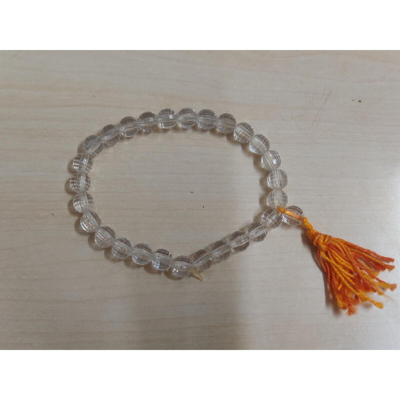 

@ Beautiful Transparent Beaded Stretchable Bracelet For Men Zr406-60%Off