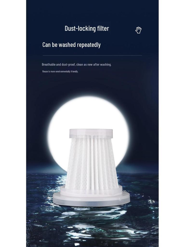 Rechargeable Handheld Vacuum Cleaner for Car and Home with Strong Suction