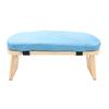 Wooden Meditation Bench Ergonomic Detachable Meditation Kneeling Stool Soft Cushion for   with Carry Bag