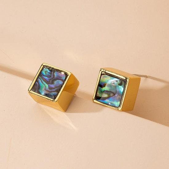 Trendy Shell  Stud Women s Earrings: Versatile Japanese-Korean Street Style
