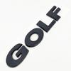 Silver or Black ABS GOLF Car Rear Bumper Trunk English Alphabet Letter Emblem Stickers Badge Decals Car Styling Logo Accessories
