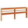 Vidaxl Bed Frame Without Mattress, Waxed Brown, 150X200 Cm, Solid Pine