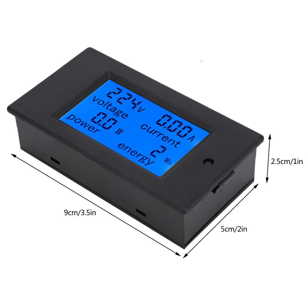 Multifunktionaler Digitalanzeige Leistungsmonitor Spannung Strom Energie Multimeter(PZEM061 (Teilt