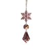 Crystal Clear Acrylic Snowflake and Icicle Christmas Tree Ornaments