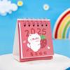 Cute 2025 Calendar Mini Mini Desktop Calendar Creative Fruit Text Calendar  Desk Check-in