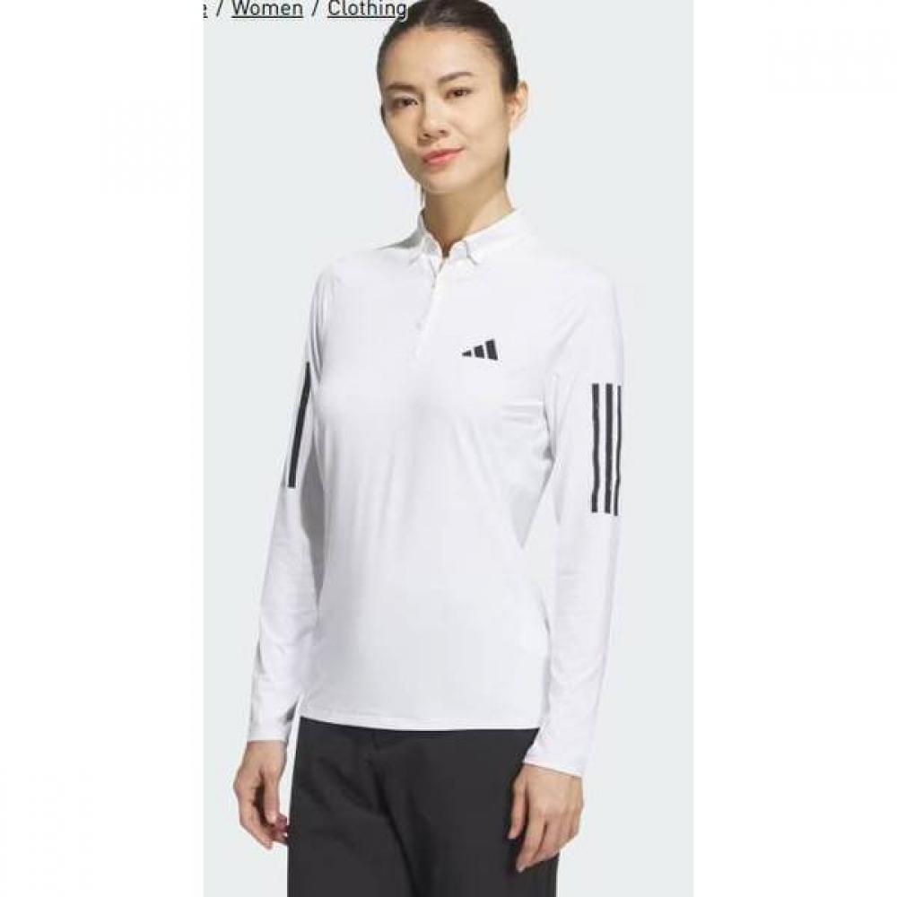 

AdidaS Golf Women S Aerolady Long Sleeve Polo Shirt white/AS