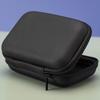 Black Card Box Storage Games Cards Boxes Protector Data Cable Bag Square Zipper Bag Bins Containers for Office Home Organization