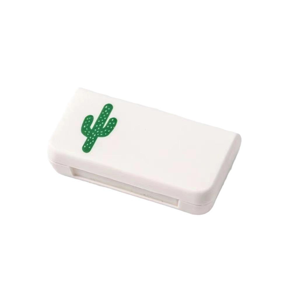 Compact Travel Pill Organizer with Secure Compartments