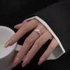 New Fashion Simple Design Imitation Pearl Women's Adjustable Ring Daily Versatile Holiday Party Accessories  Gifts