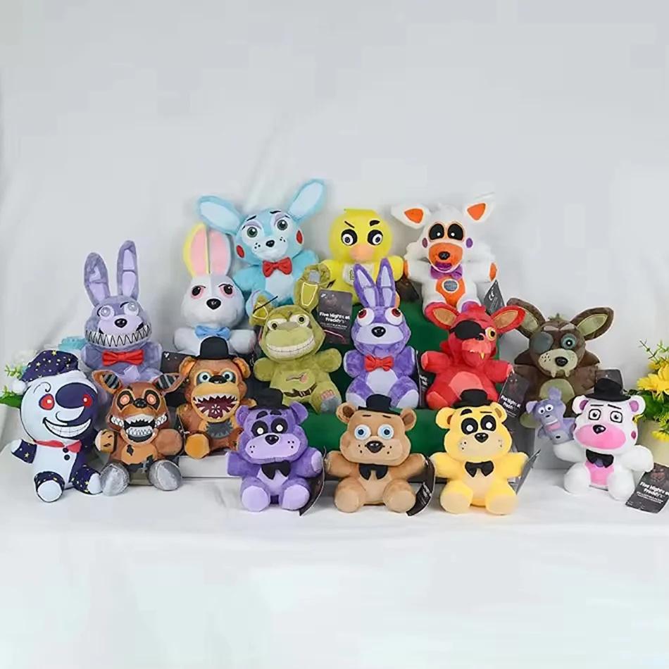 18Cm Plush Toys Bonnie Bear Foxy Cute Cartoon Stuffed Dolls Five Night At Freddy'S Freddy Toys Gift For Children