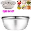 Stainless Steel Large Capacity Mixing Bowl Heavy-Duty Rustproof Nesting Bowl Soup Pot Egg Mixing Food Container