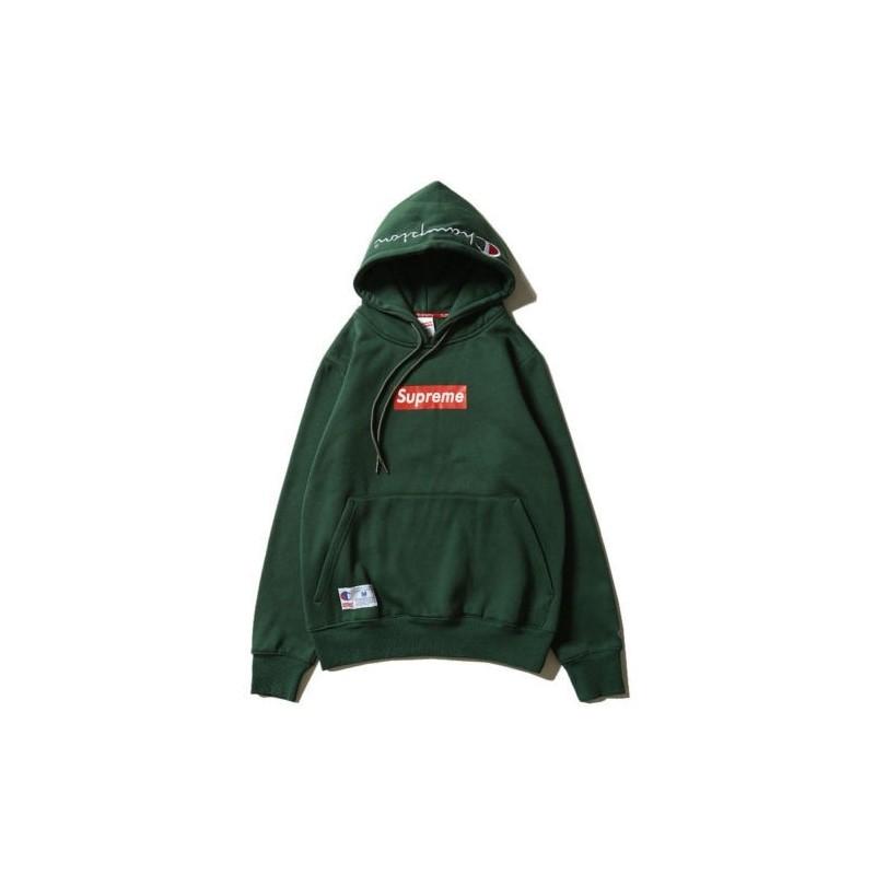 Moletom Novo Supreme Classic Box Logo Jumper Champion Moletom Bordado