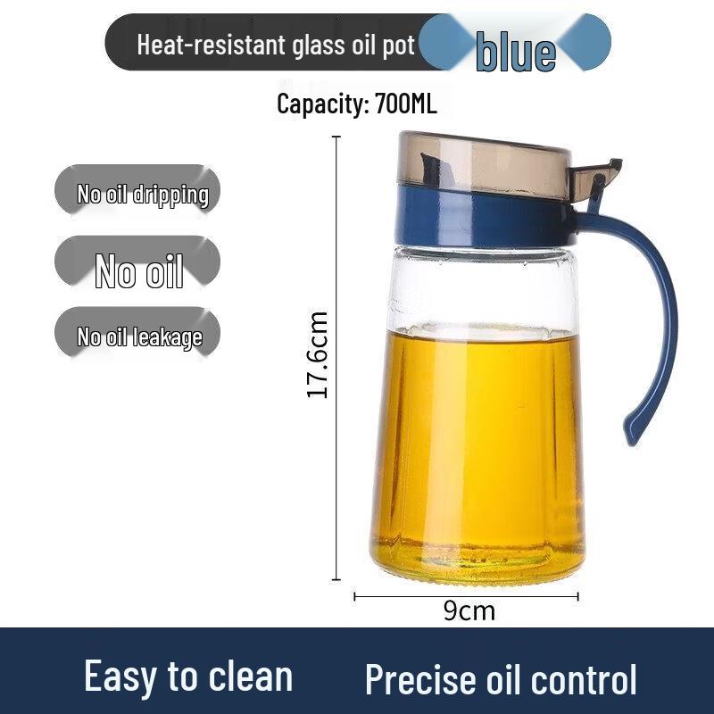 Non-Drip Food Grade Glass Oil Dispenser